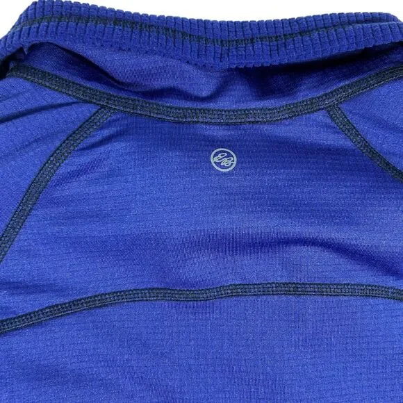 Eddie Bauer First Ascent Pullover Womens Navy Blue Half Zip Activewear Jacket L - Picture 5 of 12